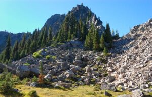 An example of talus slope (pika habitat) in Washington's Gifford Pinchot National Forest